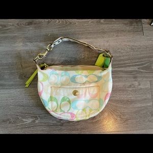 Coach vintage purse multicolor